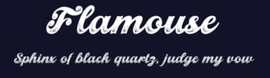 Flamouse by ilhamtaro — Script Handwritten Font — thumbnail 2