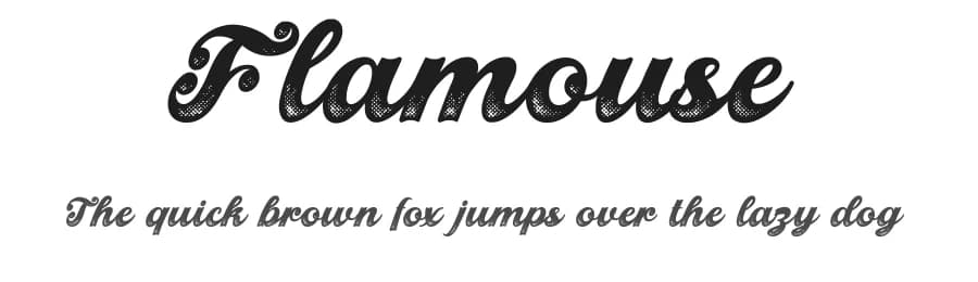 Flamouse by ilhamtaro — Script Handwritten Font