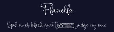 Flanella by Kong Font — Script Handwritten Font — thumbnail 2