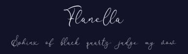 Flanella by Blankids — Script Handwritten Font — thumbnail 2