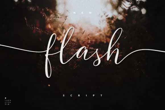 Flash Script Font by FadeLine — Script Handwritten Font