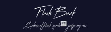 Flash Back by BLKBK Fonts — Script Handwritten Font — thumbnail 2