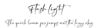 Flash Light by Perspectype Studio - Letterena.com — Script Handwritten Font — thumbnail 1