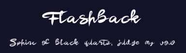 Flashback by Muharima Rasyid — Script Handwritten Font — thumbnail 2