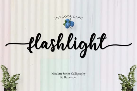 Flashlight Script Font by Bexx Type — Script Handwritten Font
