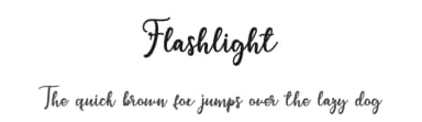 Flashlight by Bexxtype — Script Handwritten Font — thumbnail 1