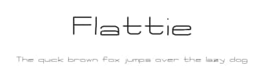 Flattie by Jacquelyn Soh — Script Handwritten Font — thumbnail 1