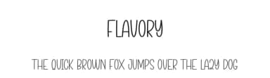Flavory by Scratchones — Script Handwritten Font — thumbnail 1