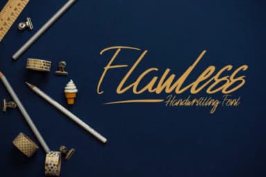 Flawless Font by pandastock — Script Handwritten Font — thumbnail 1