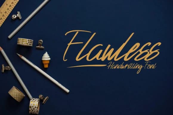 Flawless Font by pandastock — Script Handwritten Font