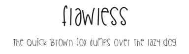 Flawless by Des Gomez — Script Handwritten Font — thumbnail 1