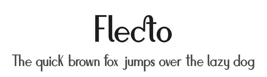 Flecto by Maulana Creative — Sans Serif Font