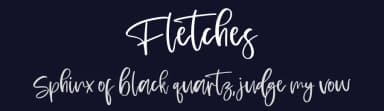 Fletches by Integritype Studio — Script Handwritten Font — thumbnail 2