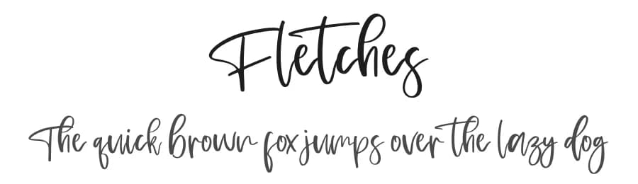 Fletches by Integritype Studio — Script Handwritten Font