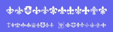 Fleur de Lis by Woodcutter — Dingbats Font — thumbnail 3