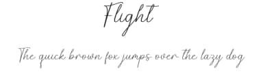 Flight by Scratchones — Script Handwritten Font — thumbnail 1