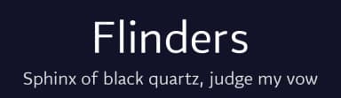 Flinders by Eko Bimantara — Sans Serif Font — thumbnail 2