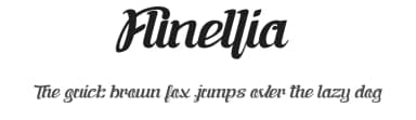 Flinellia by Risa Andarwati Wazirotun — Script Handwritten Font — thumbnail 1