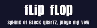 Flip Flop by fuelfonts type foundry — Sans Serif Font — thumbnail 2