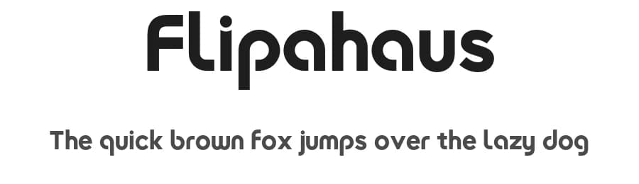 Flipahaus by LyonsType — Sans Serif Font