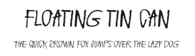 Floating tin can by Juha Korhonen — Script Handwritten Font — thumbnail 1