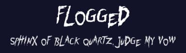 Flogged by Black Pirate — Script Handwritten Font — thumbnail 2
