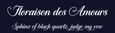Floraison des Amours by Cat.B — Script Handwritten Font — thumbnail 2