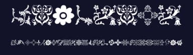 Floralia by Manfred Klein — Dingbats Font — thumbnail 2