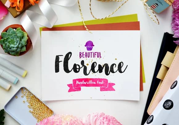 Florence Font by Kavoon — Script Handwritten Font — preview 1