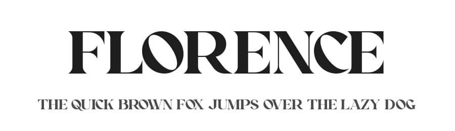 Florence by Kong Font — Serif Font