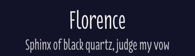 Florence by Sascha Timplan — Sans Serif Font — thumbnail 2