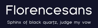 Florencesans by Apostrophic Labs — Sans Serif Font — thumbnail 2
