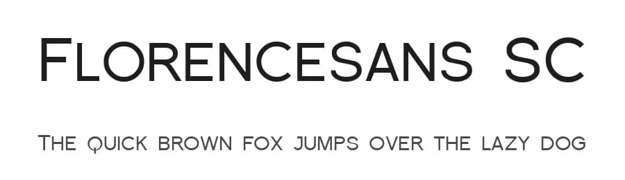 Florencesans SC by Apostrophic Labs — Sans Serif Font