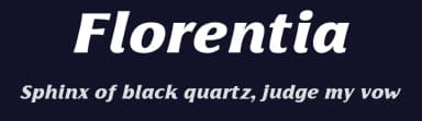 Florentia by Zetafonts — Sans Serif Font — thumbnail 2