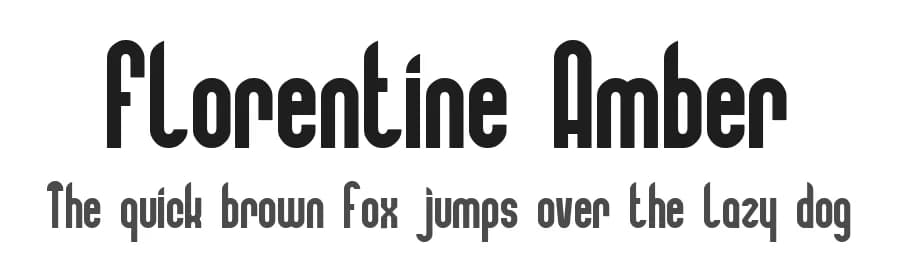 Florentine Amber by Marcin Leśków — Sans Serif Font