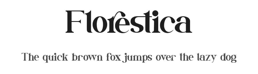 Florestica by VinType — Serif Font