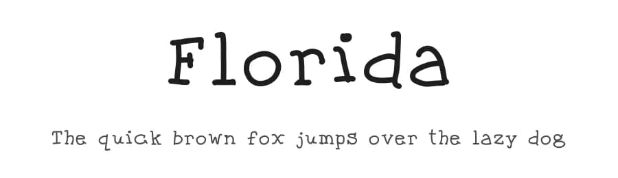 Florida by Geronimo Font Studios — Script Handwritten Font