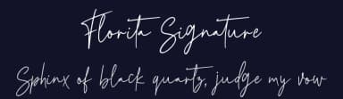 Florita Signature by PutraCetol Studio — Script Handwritten Font — thumbnail 2