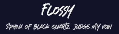 Flossy by Gassstype — Script Handwritten Font — thumbnail 2