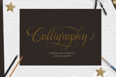 Floural Script Font by typehill — Script Handwritten Font — thumbnail 9