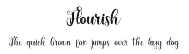 Flourish by FreshtypeINK — Script Handwritten Font — thumbnail 1