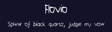 Flovio by Jake Luedecke — Script Handwritten Font — thumbnail 2