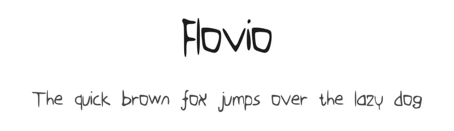 Flovio by Jake Luedecke — Script Handwritten Font