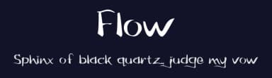 Flow by Glyphobet Font Foundry — Script Handwritten Font — thumbnail 2