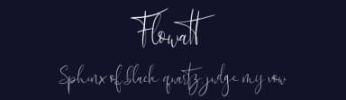 Flowatt by JunCreative — Script Handwritten Font — thumbnail 2