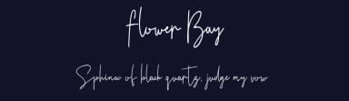 Flower Bay by Maulana Creative — Script Handwritten Font — thumbnail 2