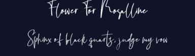 Flower For Rosalline by Nurrehmet Studio — Script Handwritten Font — thumbnail 2