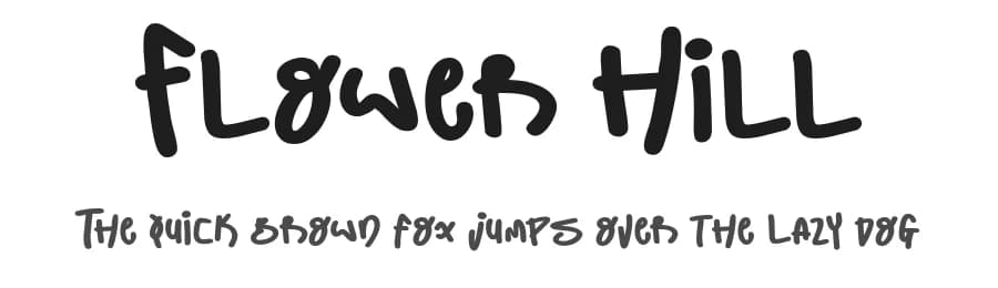Flower Hill by olivetype — Script Handwritten Font