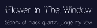 Flower In The Window by weknow — Script Handwritten Font — thumbnail 2