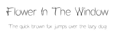Flower In The Window by weknow — Script Handwritten Font — thumbnail 1